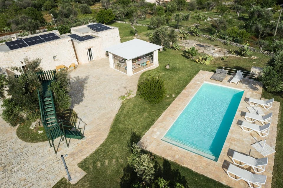 Property building, Bird's eye view, Pool view