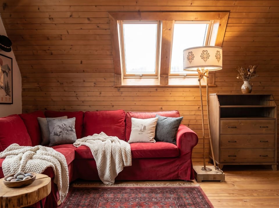 Bed, Living room, Photo of the whole room, Seating area, Bedroom, towels