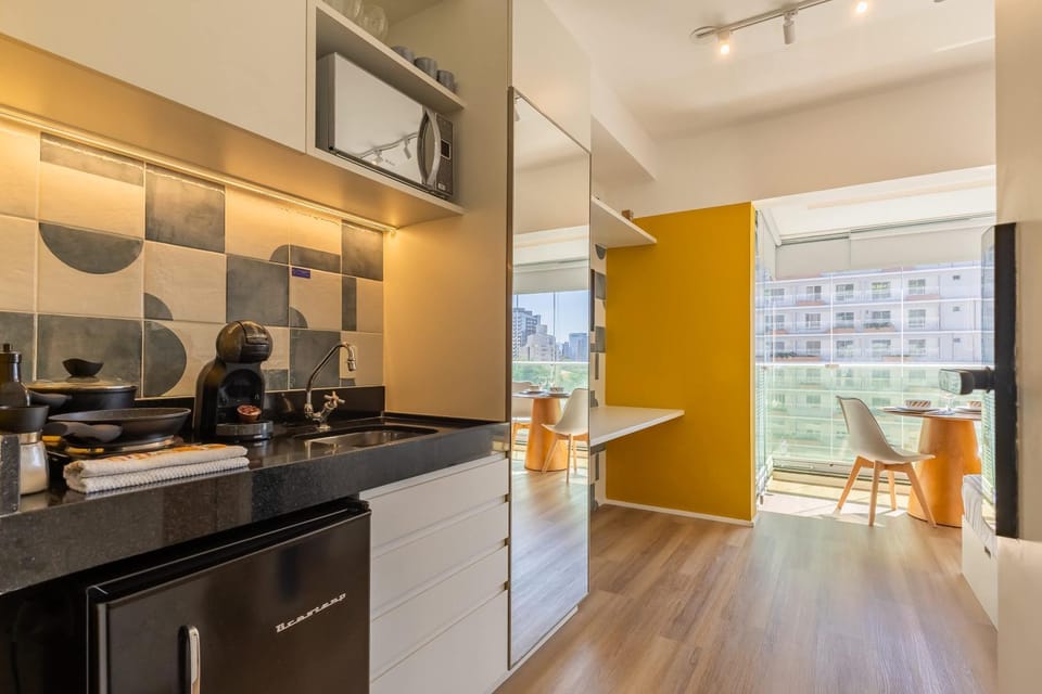Studio em Perdizes com Vaga de garagem perto do Allianz Parque Apartment in Sao Paulo City