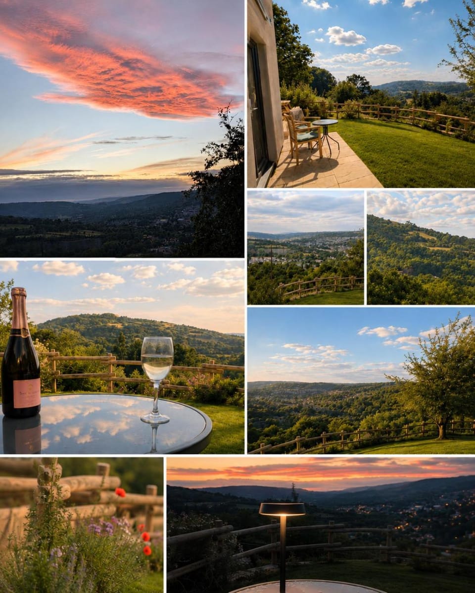 Day, Natural landscape, View (from property/room), Garden view, Landmark view, Mountain view