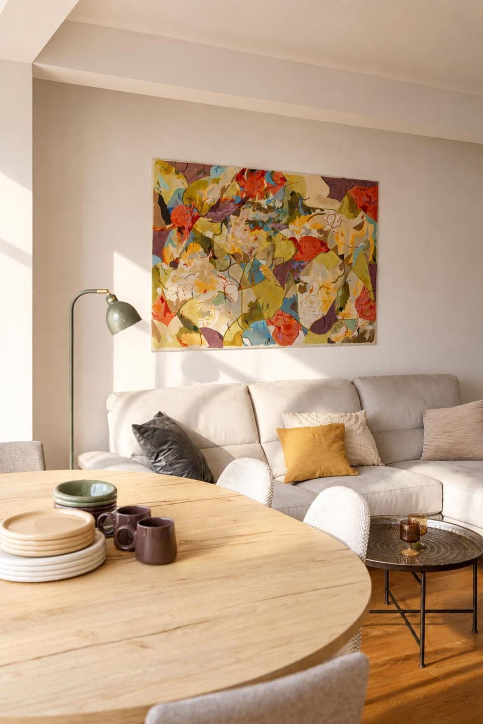 Living room, Seating area, Dining area