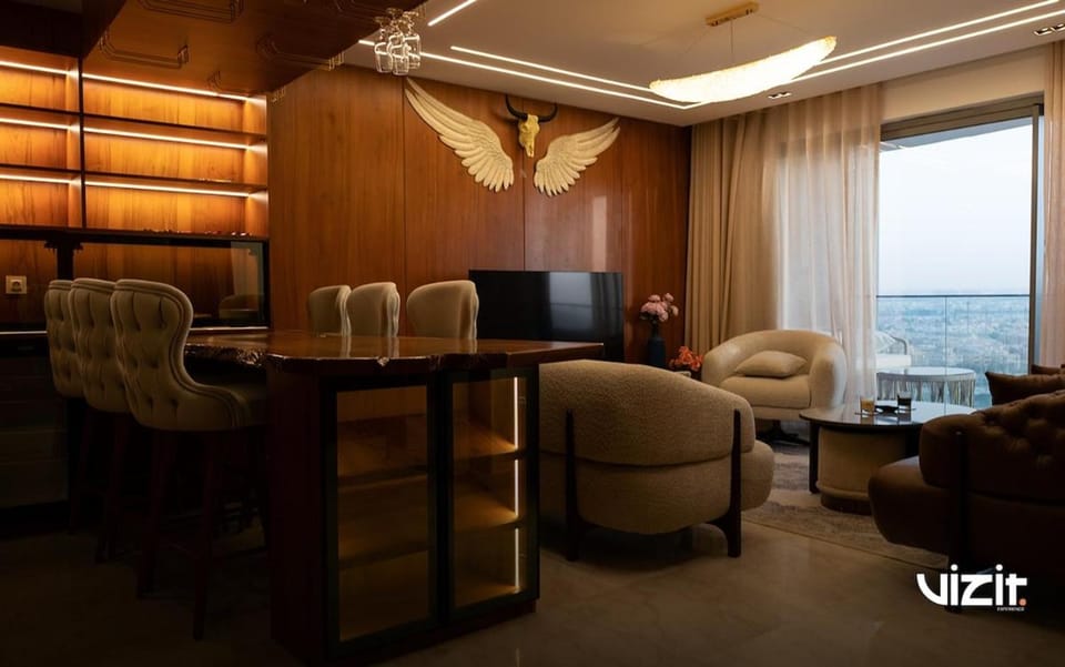 VIZIT Luxury 3BR in Zed Near Arkan Plaza Apartment in Egypt