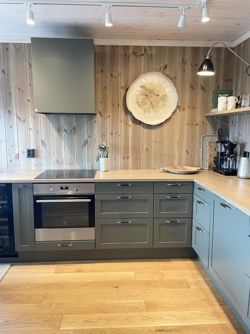 Coffee/tea facilities, Kitchen or kitchenette, oven, stove