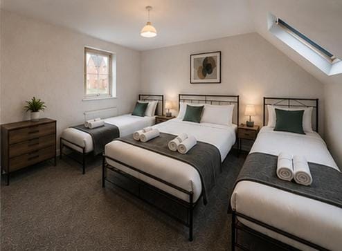 Modern 4-Bed New Home Near Arena with 3 and half Bathroom House in Coventry