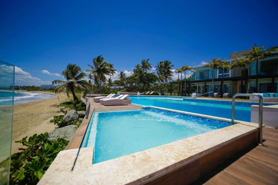 Day, Beach, Sea view, Swimming pool