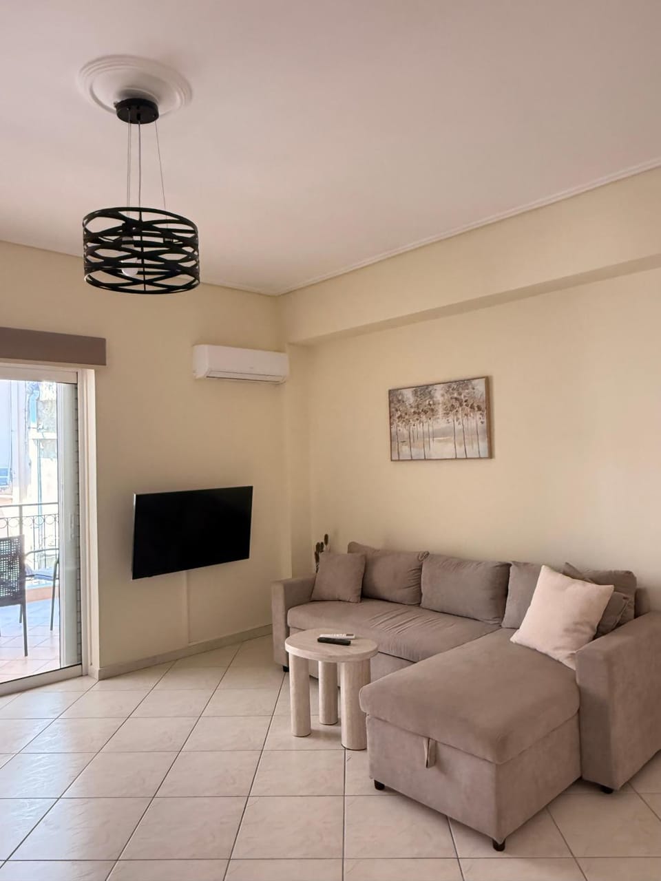 Twin balconies of Chalkida Apartment in Euboea