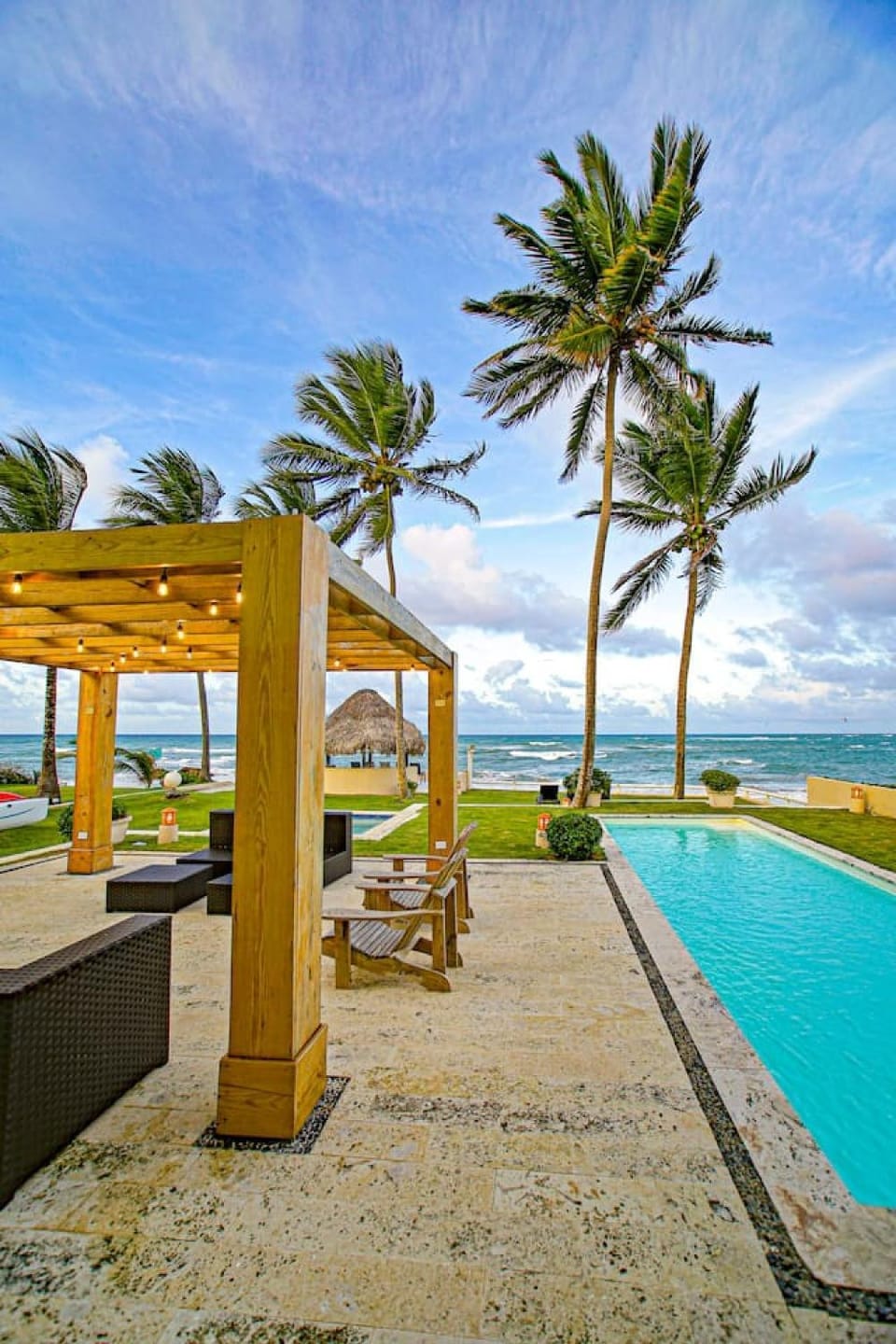 Day, Natural landscape, Pool view, Sea view, Swimming pool
