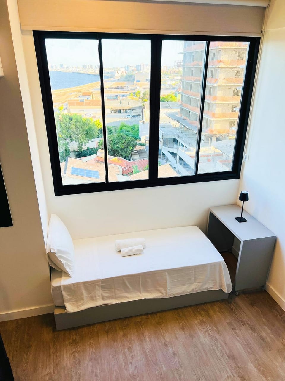 Bed, View (from property/room), Photo of the whole room, towels