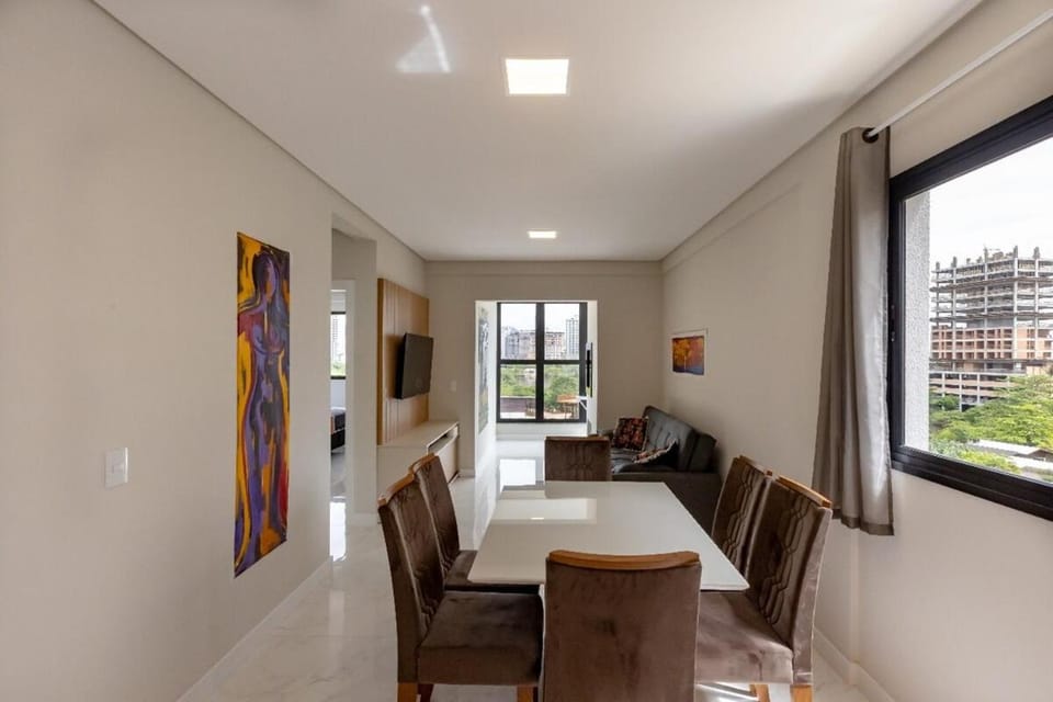 Apto novo de 3Q mobiliado a 150m da praia Perequê-SC com 1 vaga de garagem e prox ao lago e pier Hard Rock Café Apartment in Porto Belo