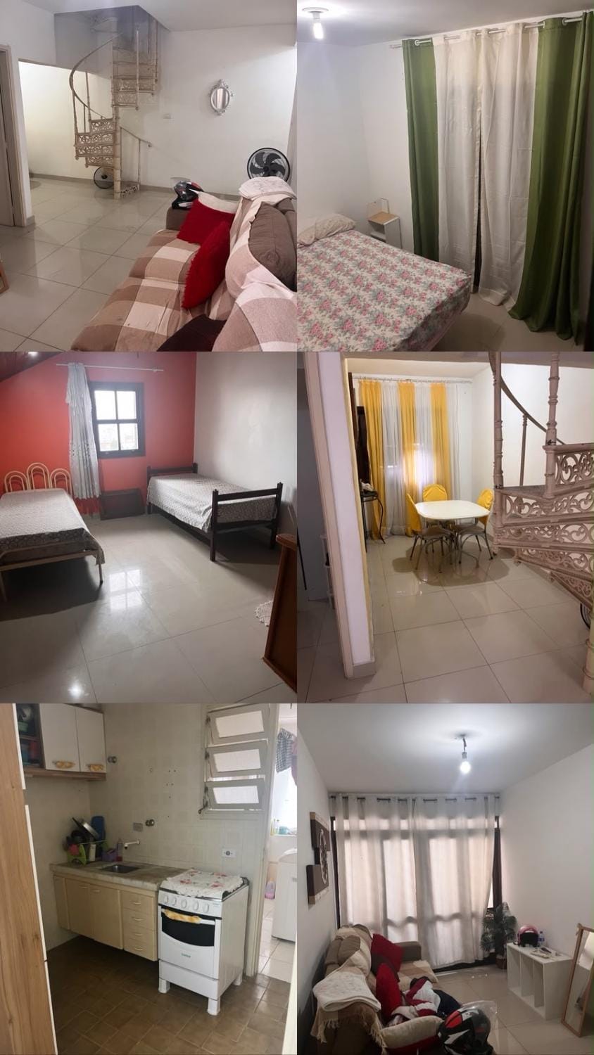 Aluguel Apartamento 10 minutos da praia Apartment in State of São Paulo