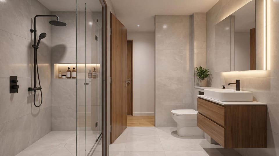 Shower, Toilet, Bathroom