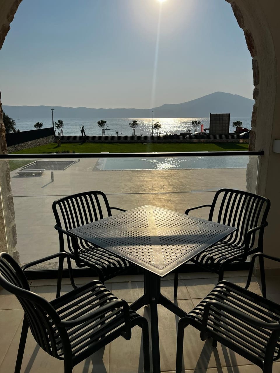 Day, Natural landscape, Pool view, Sea view, Swimming pool, Sunrise, Sunset