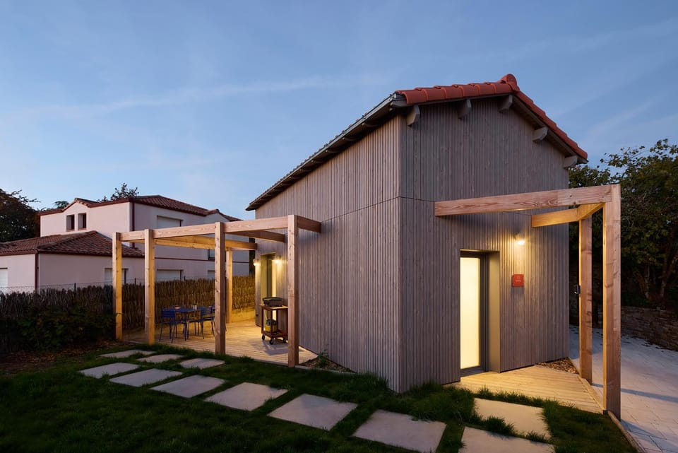L'Archette Maison bois & spa près Clisson House in Pays de la Loire
