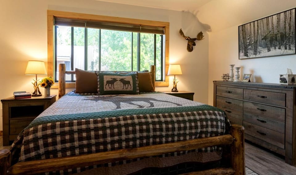 Fresh Summer Cabin with Hot Tub, Firepit & Outdoor BBQ in Island Park, Idaho Cabin in Island Park