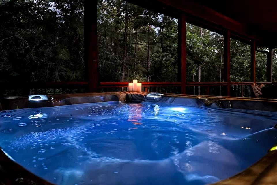 Spacious Family Cabin with Hot Tub, Fire Pit, Game Room & Private Playground near Broken Bow Lake & Beavers Bend State Park – Broken Bow, OK Cabin in Broken Bow