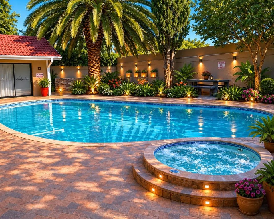 Pool view, Swimming pool