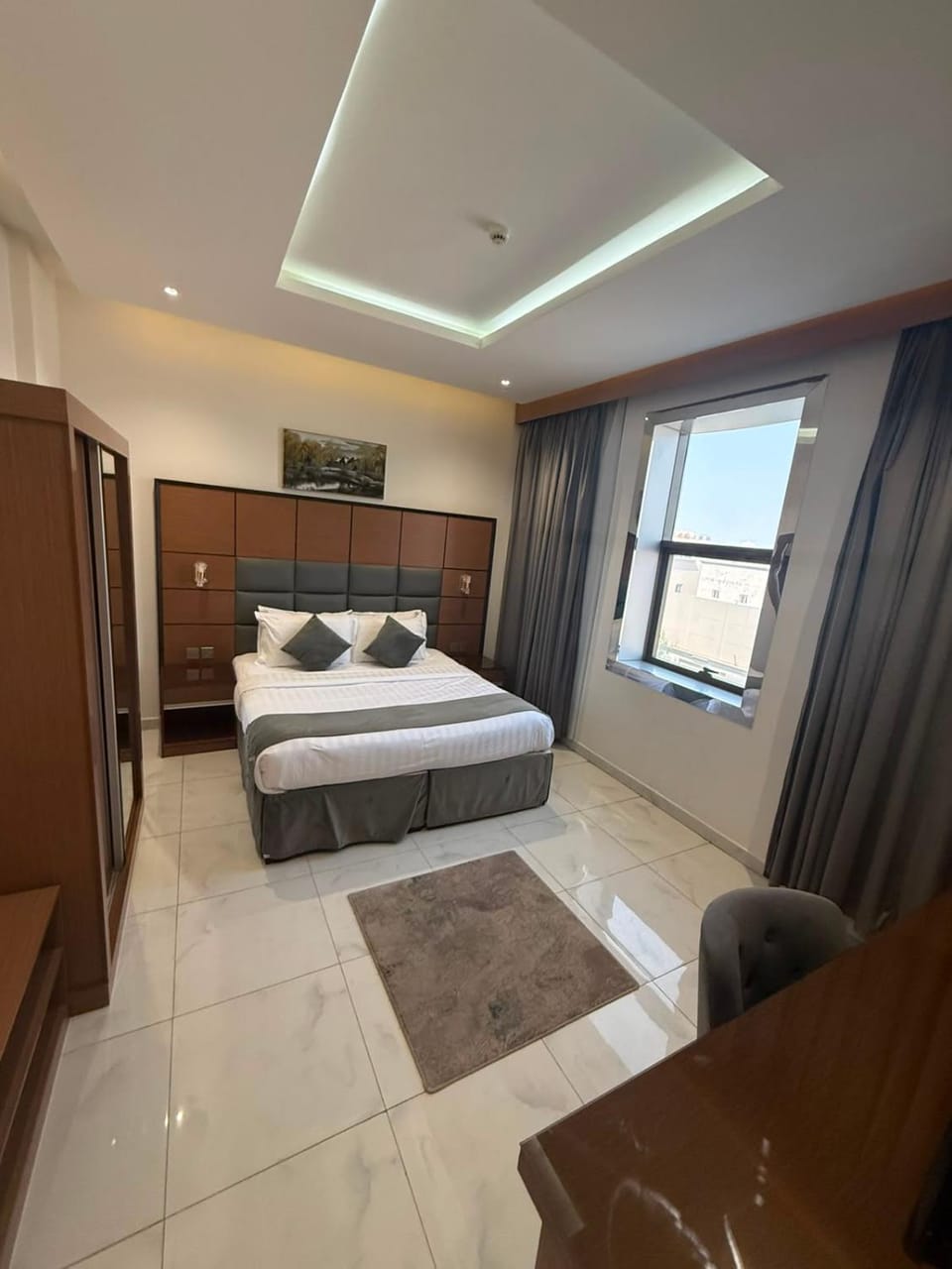 Bed, Photo of the whole room, Bedroom, wardrobe