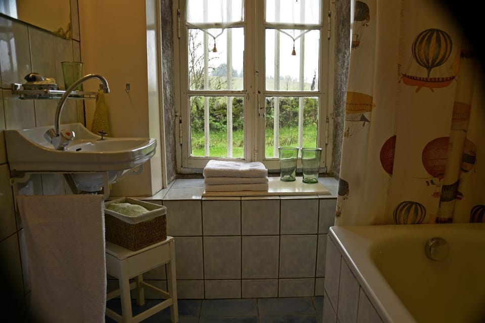 Bathroom, Living room