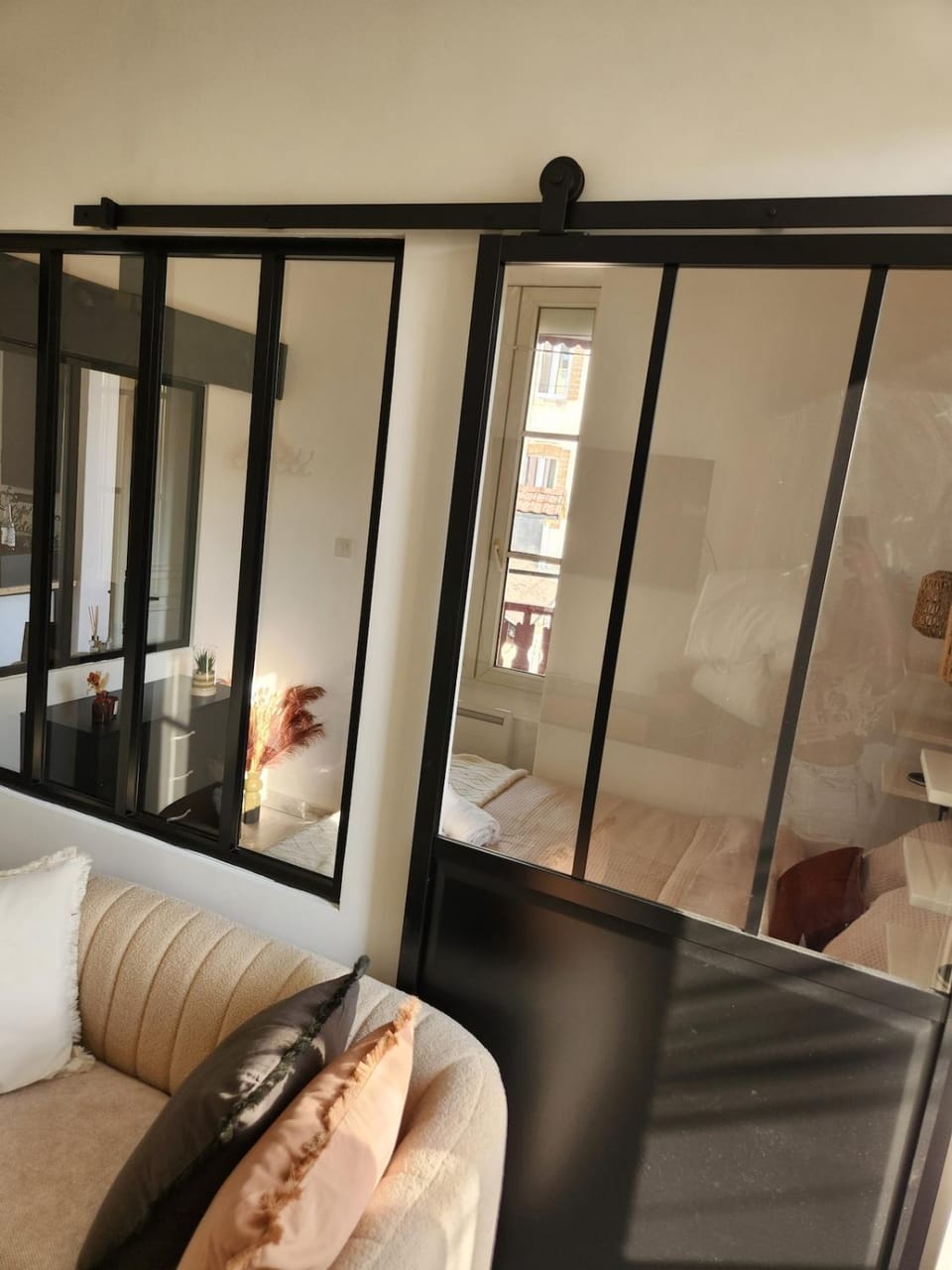 Living room, Seating area, Bedroom