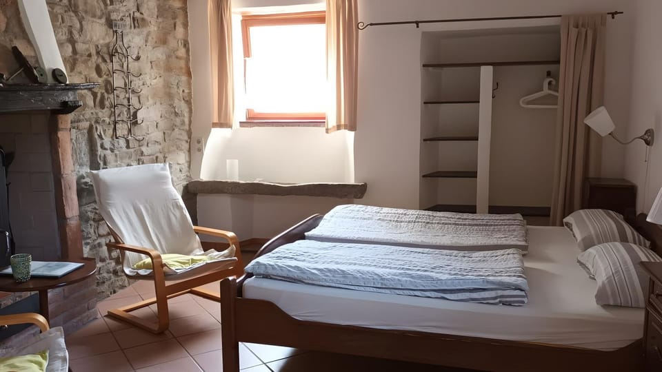 Property building, Living room, Bedroom