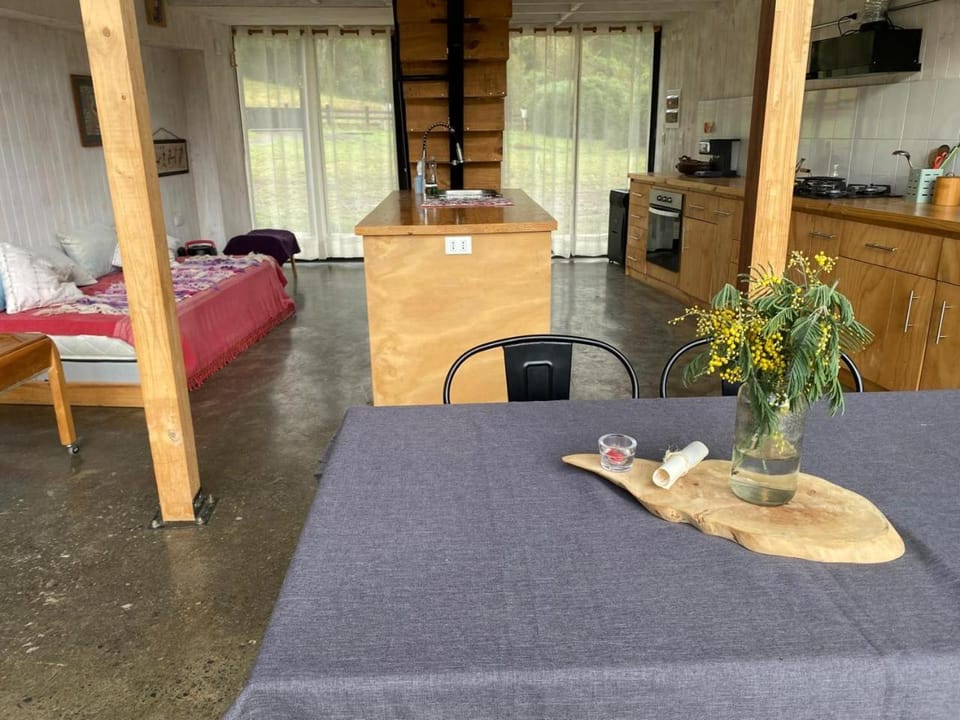 Kitchen or kitchenette, Living room, Photo of the whole room, Dining area