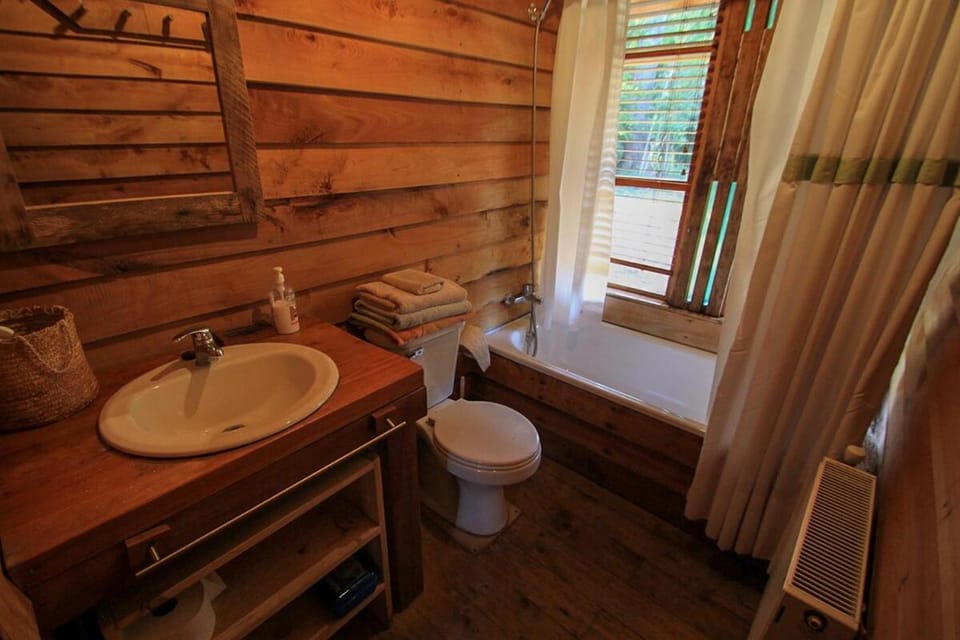 Arquitectura de autor con hot tub y vista al bosque House in Pucon