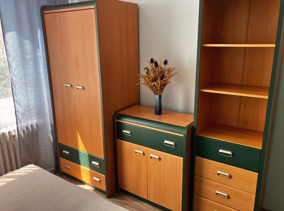 Bed, Photo of the whole room, Bedroom, wardrobe