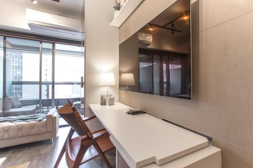 New Studio Pool next Republica Subway DR1008 Apartment in Sao Paulo City
