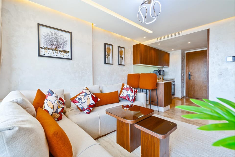 Kitchen or kitchenette, Living room