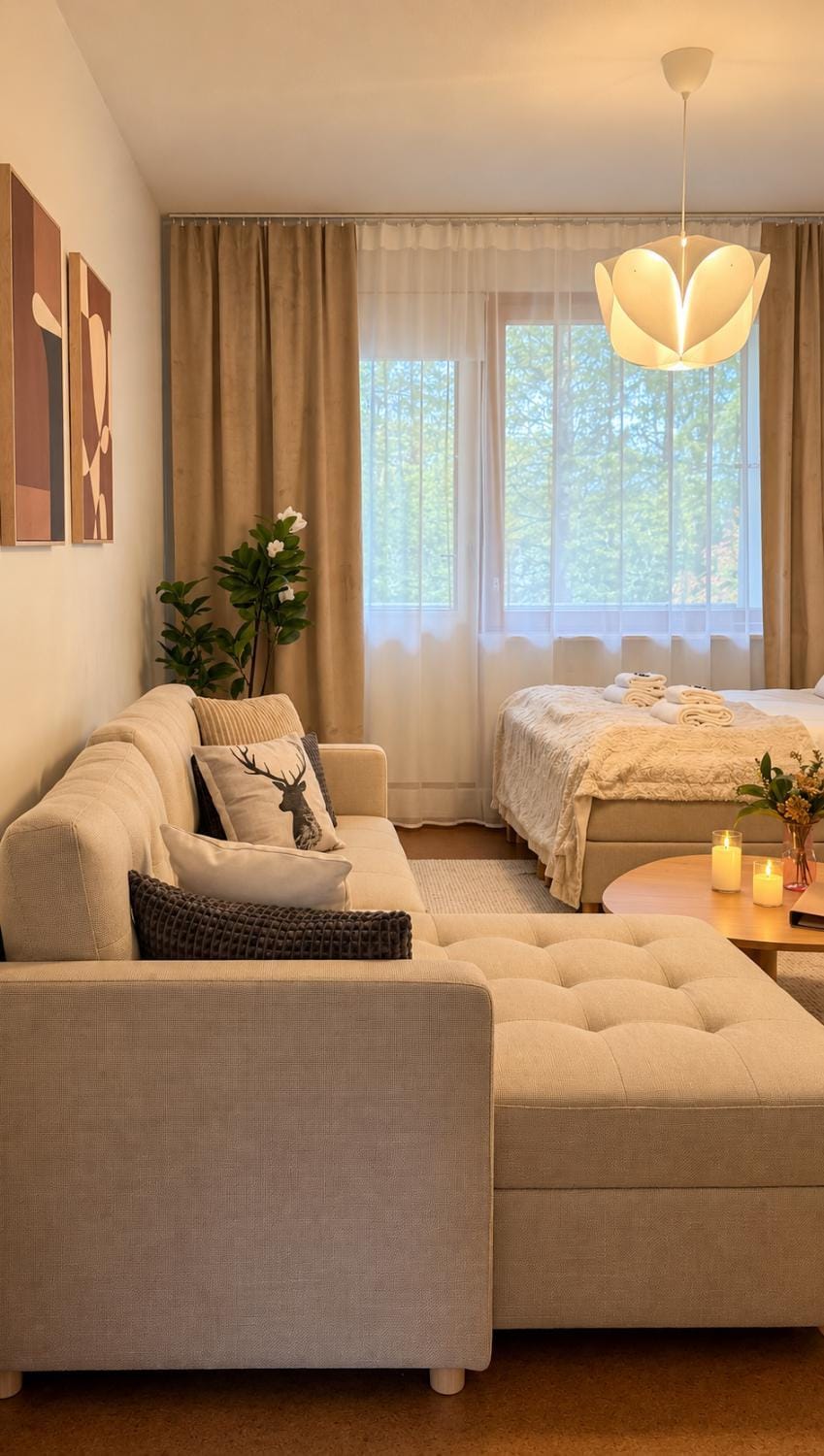 Arctic Calm Near SCV I Infrared Sauna & Wi-Fi Apartment in Rovaniemi
