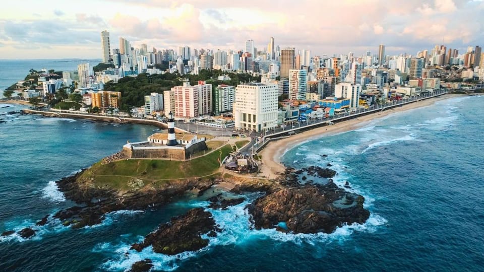 Bird's eye view, Beach, City view