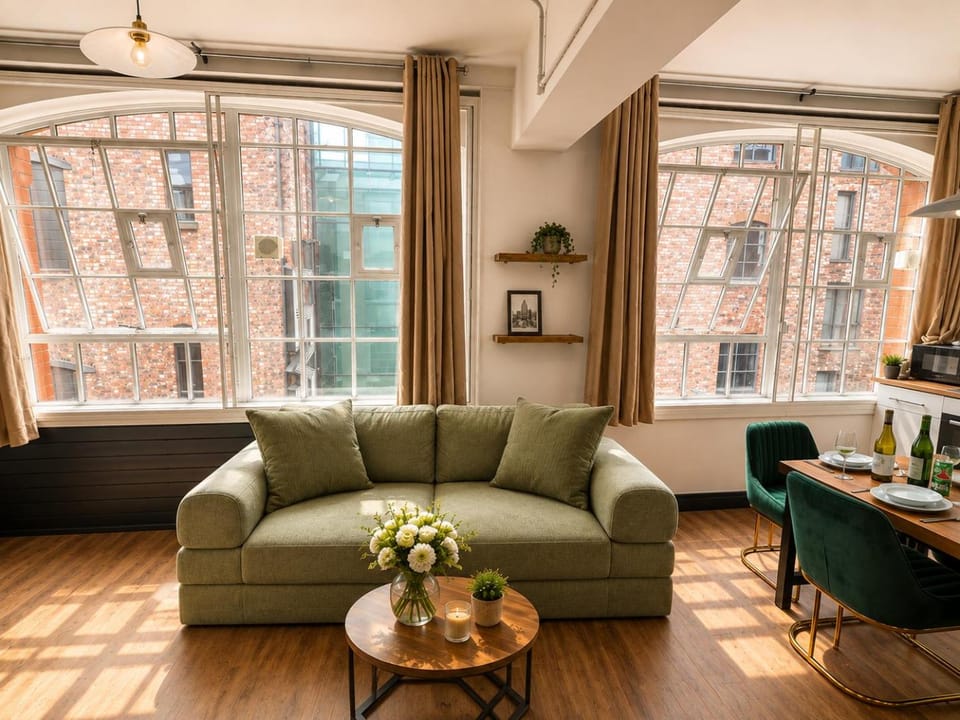 Living room, Seating area, Dining area