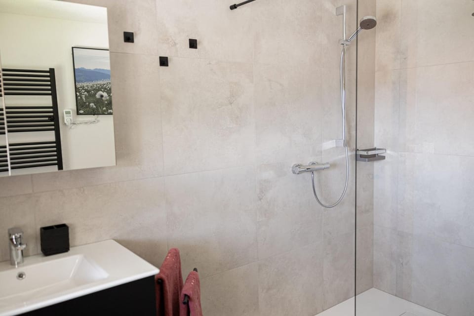 Shower, Bathroom, towels