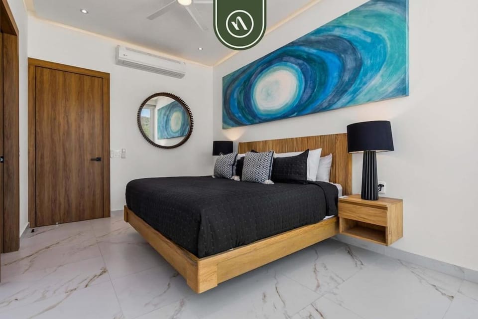 Bed, Bedroom, air conditioner