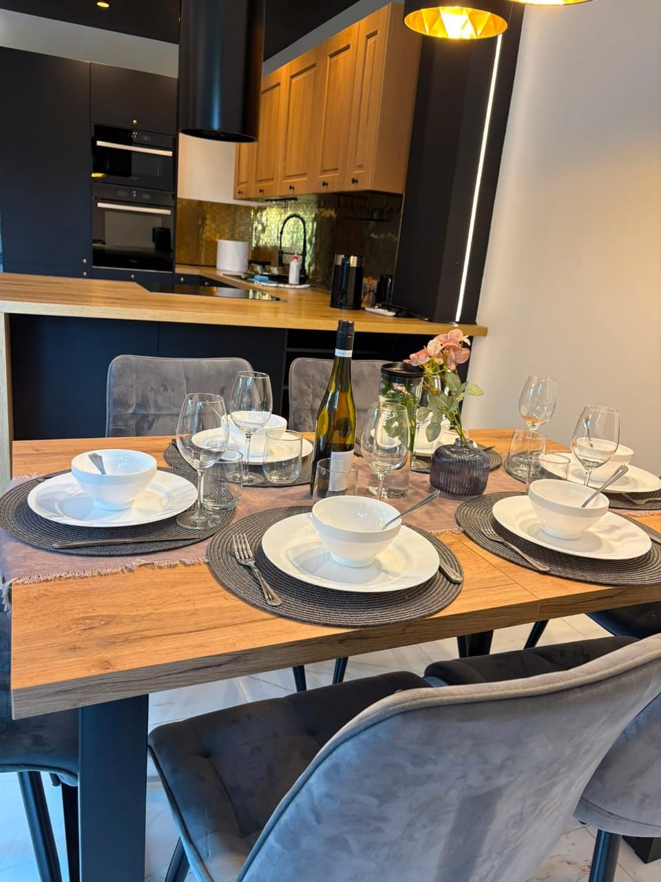 Kitchen or kitchenette, Living room, Dining area, kitchen