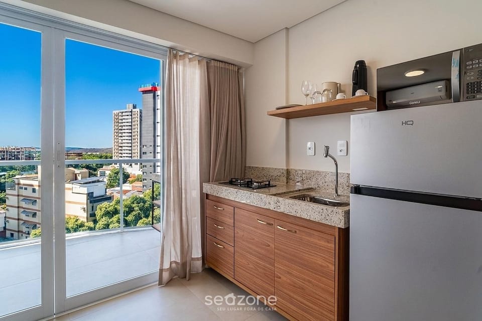 Balcony/Terrace, Kitchen or kitchenette, City view