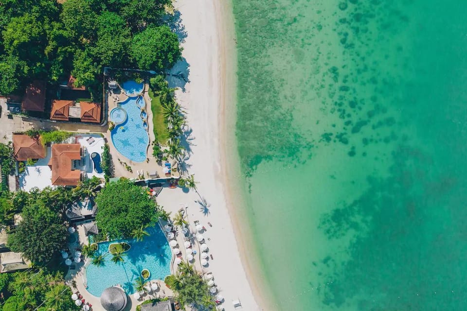 Nearby landmark, Day, Natural landscape, Bird's eye view, Beach, Pool view, Sea view, Swimming pool