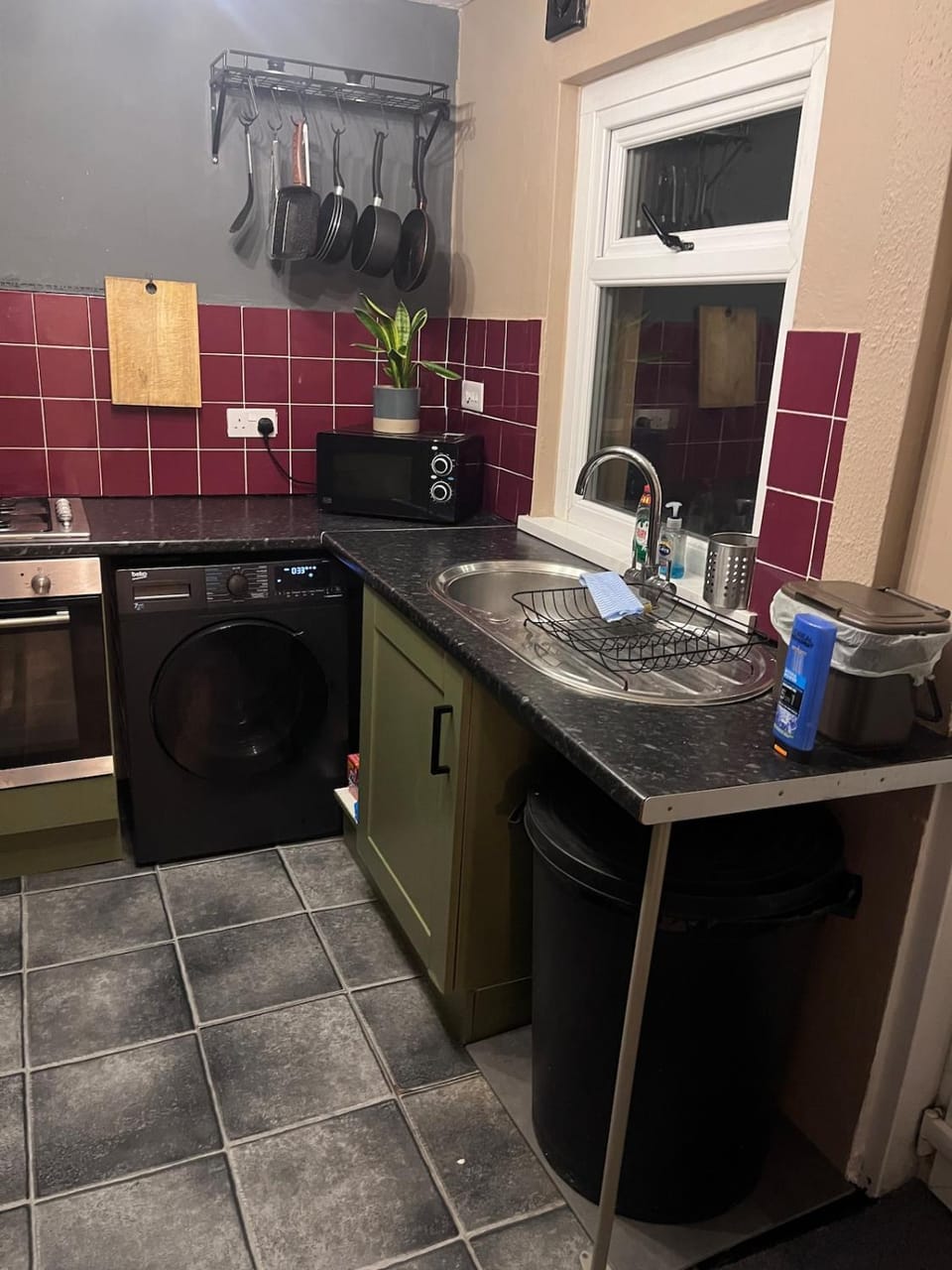 microwave, oven, stove