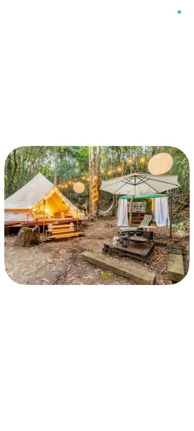 Glamping La Maeta Luxury tent in Western coast of Cantabria