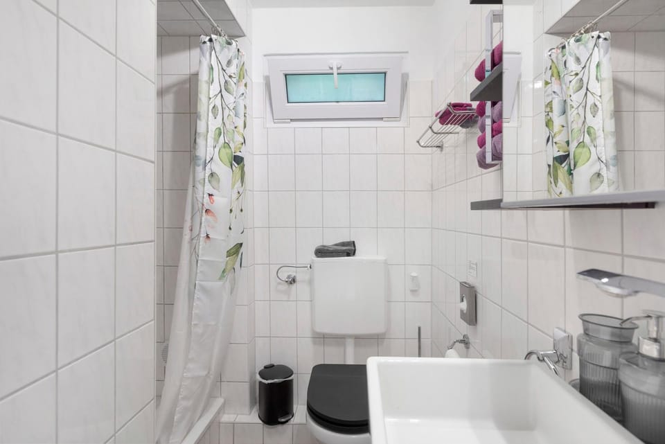 Bathroom, Living room