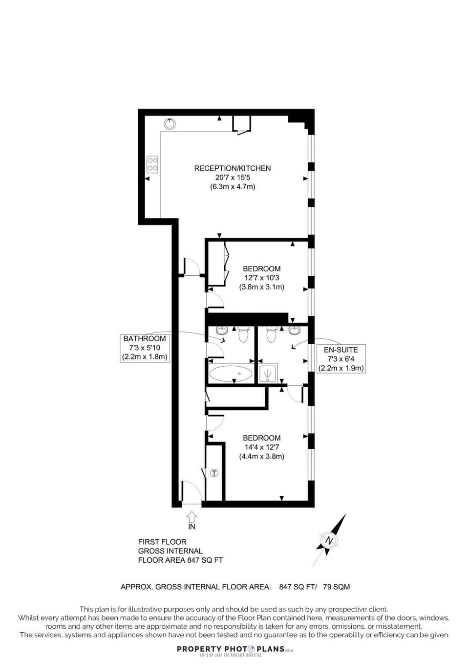 Spacious 2 Bedroom 2 Bathroom Located Near Victoria Station Apartment in City of Westminster