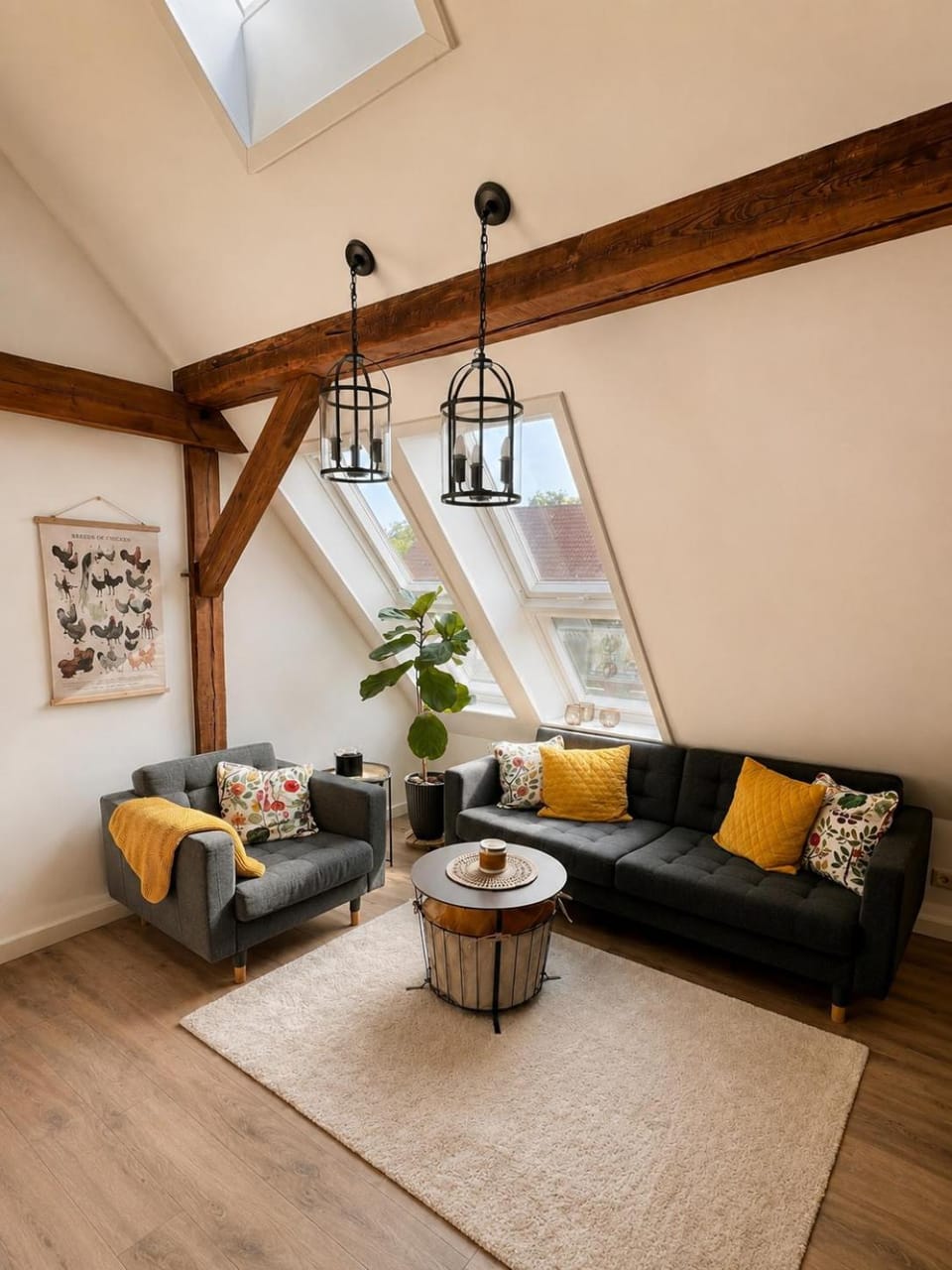 Living room, Photo of the whole room, Seating area