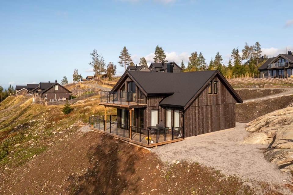 Utsikten · Panoramautsikt · 4 dobbeltrom · 30 min OSL Bed and Breakfast in Viken, Norway