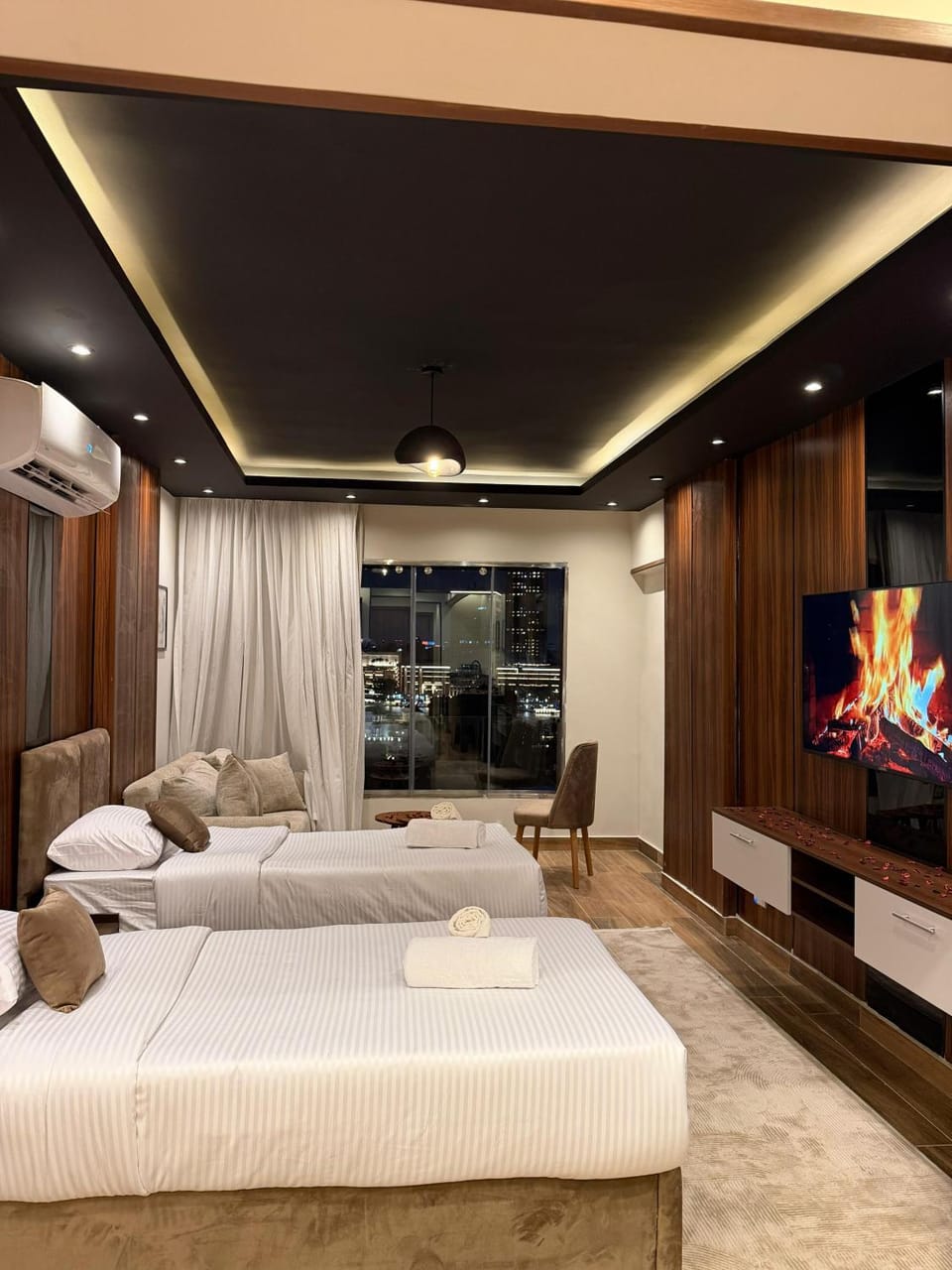 Panorama studio with nile view in Zamalek Apartment in Cairo