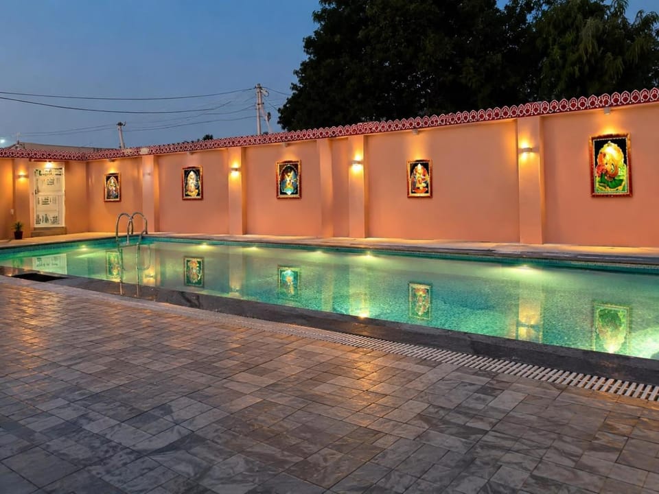 Heritage house haveli with pool & garden Farm Stay in Jaipur