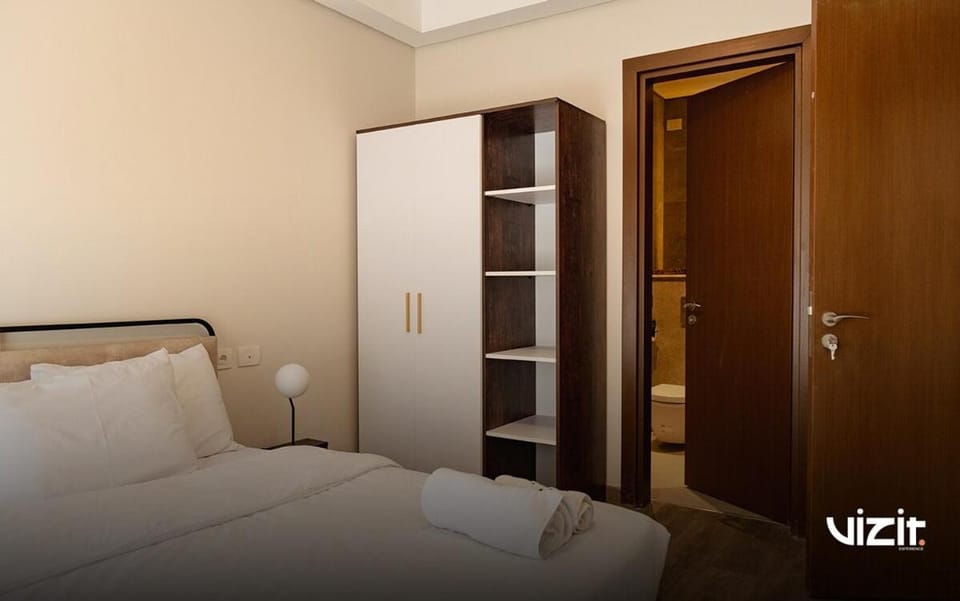 VIZIT 2BDR in ZED West Near Arkan Plaza Apartment in Egypt