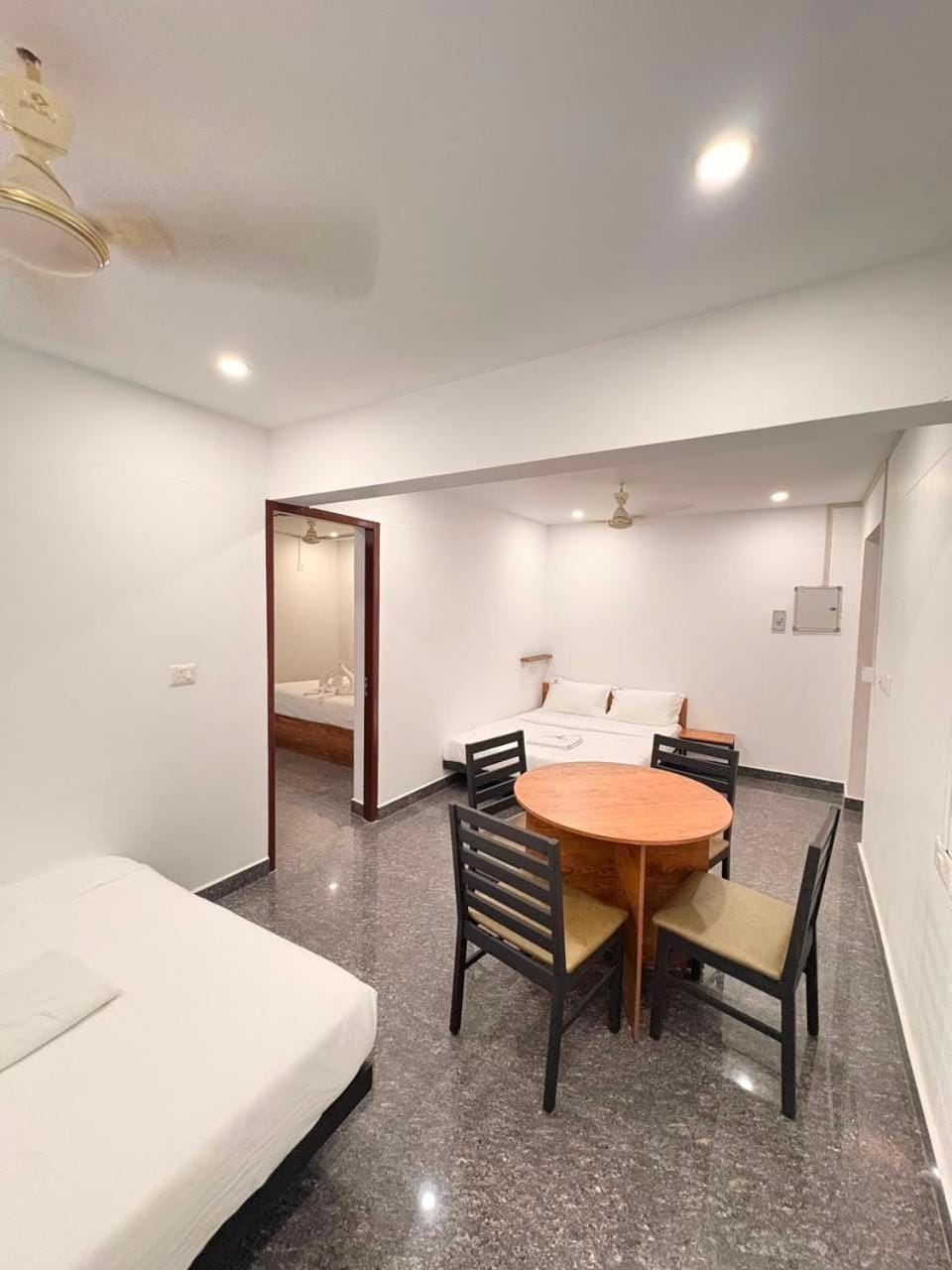 Bed, Living room, Bedroom
