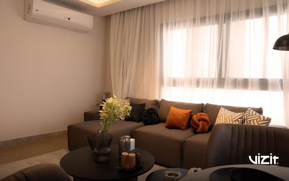 VIZIT 3BDR in Zed West Buildings Near Arkan Plaza Apartment in Egypt