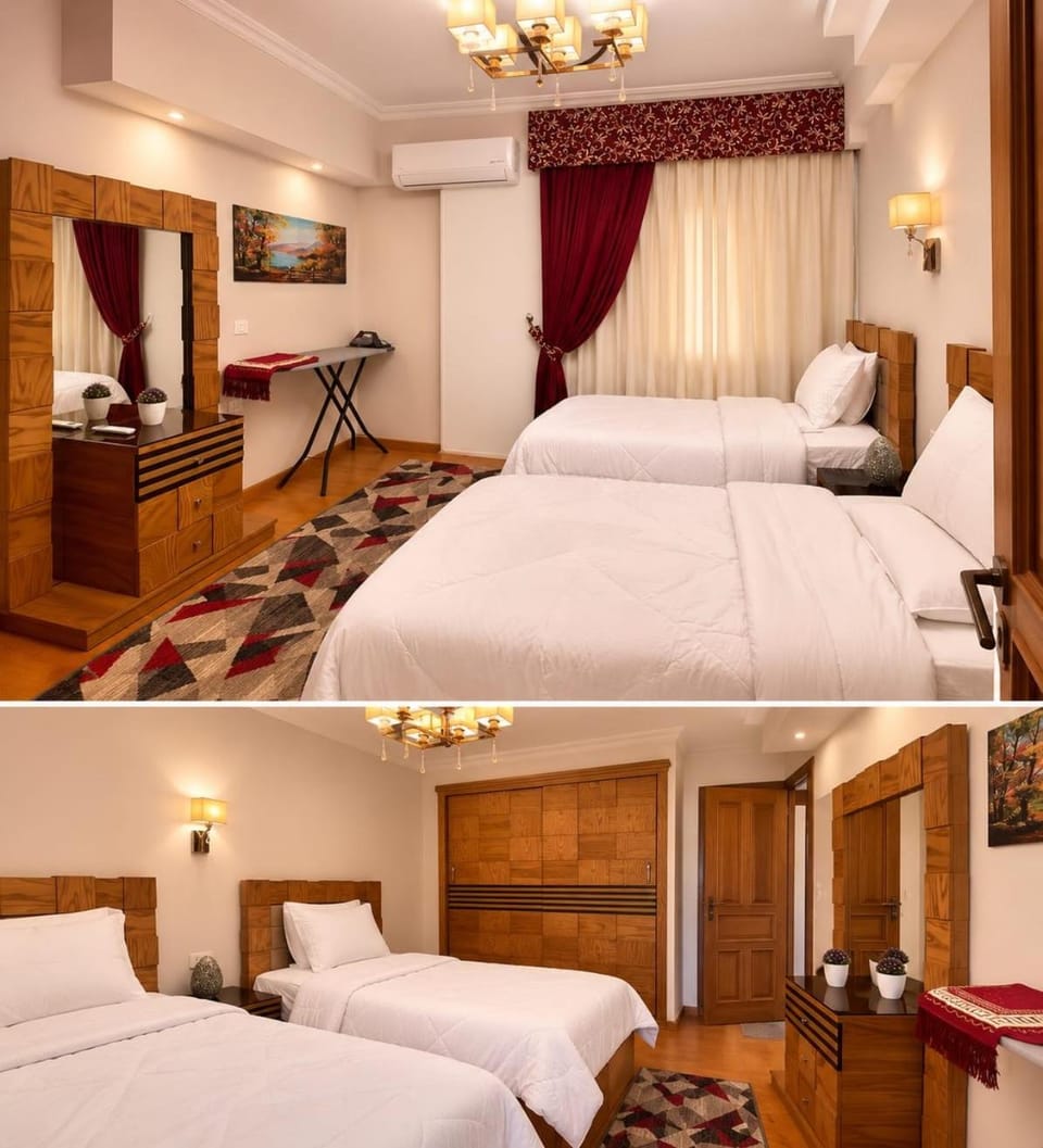شقه فندقيه فاخره بإطلاله على الحديقه الدولية Apartment in Cairo Governorate