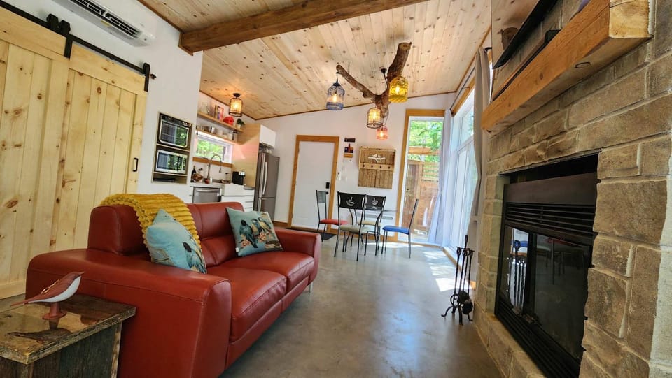 Spa & Sauna - Plume Boreale Chalet in Saint-Alexis-des-Monts